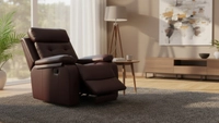 Tango | Premium Manual Recliner in Espresso Leatherette