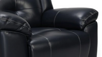 Zeal | Premium Power Recliner in Half Leather - Midnight Blue