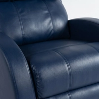 Recliners India Style – R3 Manual Push Back Recliner | Midnight Blue Leatherette