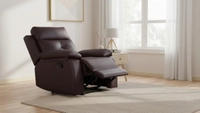 Ohio | Premium Manual Recliner in Espresso Leatherette