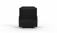 Spino | Premium Manual Recliner in Midnight Black with Contrast Stitching