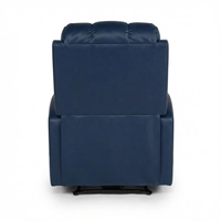 Recliners India Style – R3 Manual Push Back Recliner | Midnight Blue Leatherette